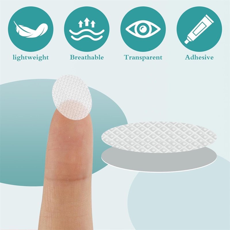 Earring Support Stickers for Split Earlobes - 50 Pcs Reinforcement Patches for Heavy Earrings