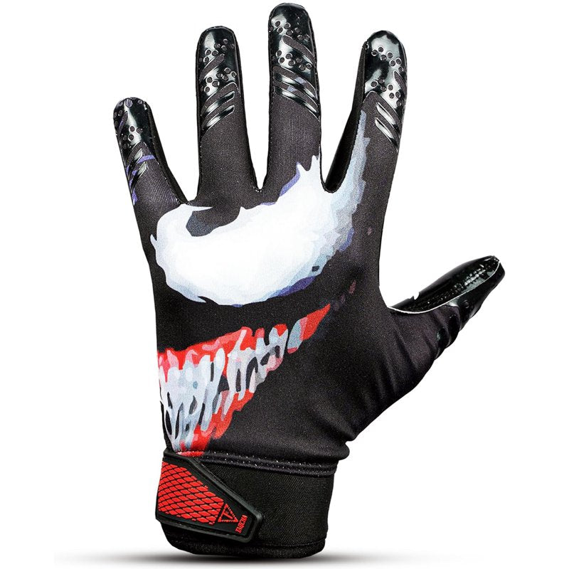 Youth Football Receiver Gloves Tacky Grip for Youth XS-S & M-L