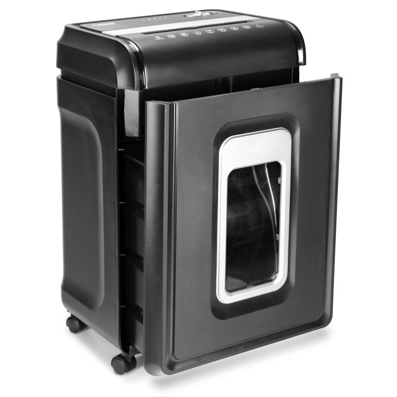 Heavy Duty Crosscut Paper Shredder with 18 Sheets, 60-Minute Run Time, 7-Gallon Basket