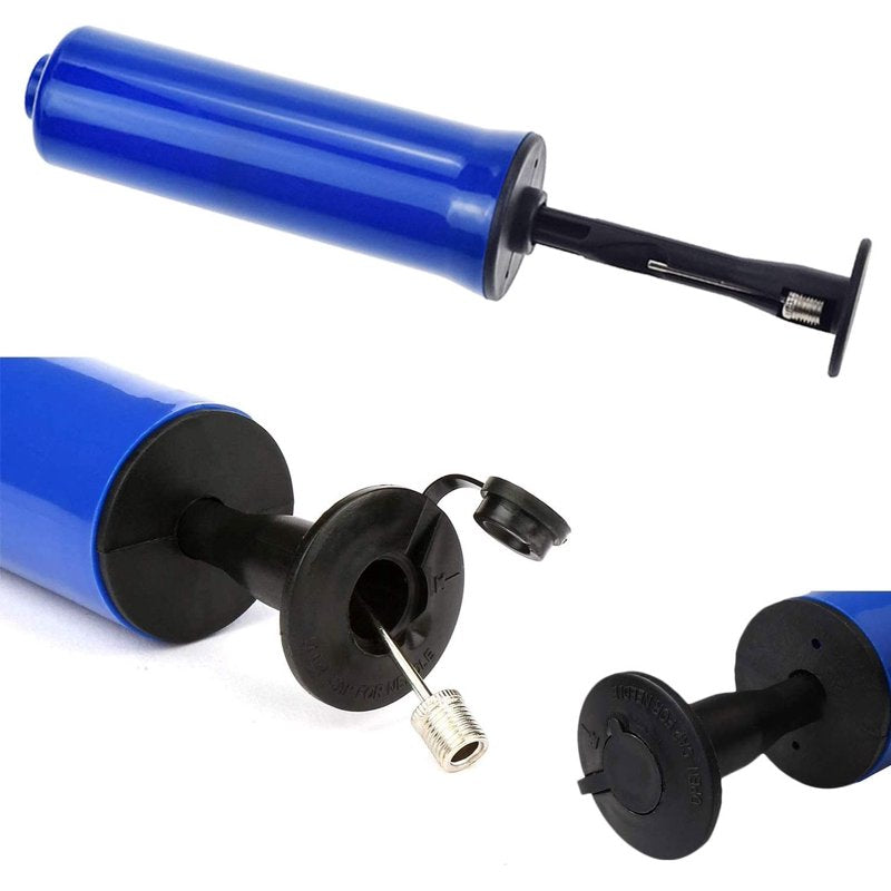 Mini Hand Air Pump for Sports Balls & Inflatable Toys - Portable Ball Pump Kit