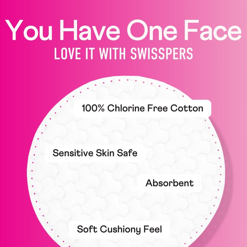 Cotton Rounds for Makeup Removal & Skincare - Hypoallergenic, 100% Pure Cotton Pads