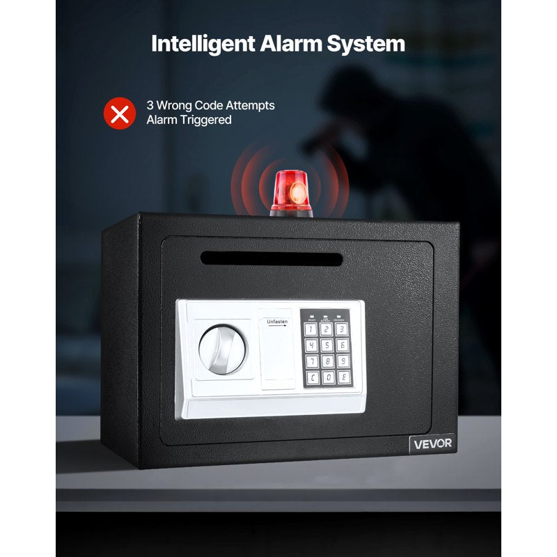 0.6 Cu Ft Drop Safe with Password Lock & Drop Slot - Heavy Duty Cash & Jewelry Security Box