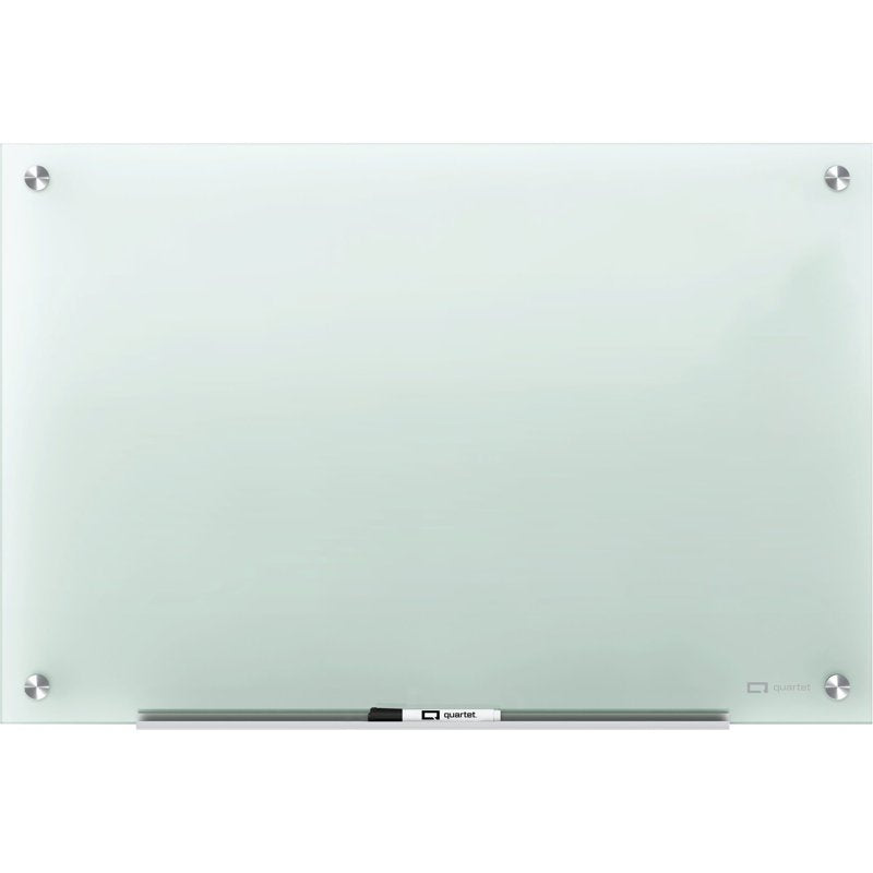 Quartet Infinity Glass Dry-Erase Board 24" x 18" Frosted Surface - Frameless