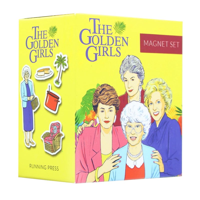 Golden Girls Magnet Set with Character Scenes and Accessories