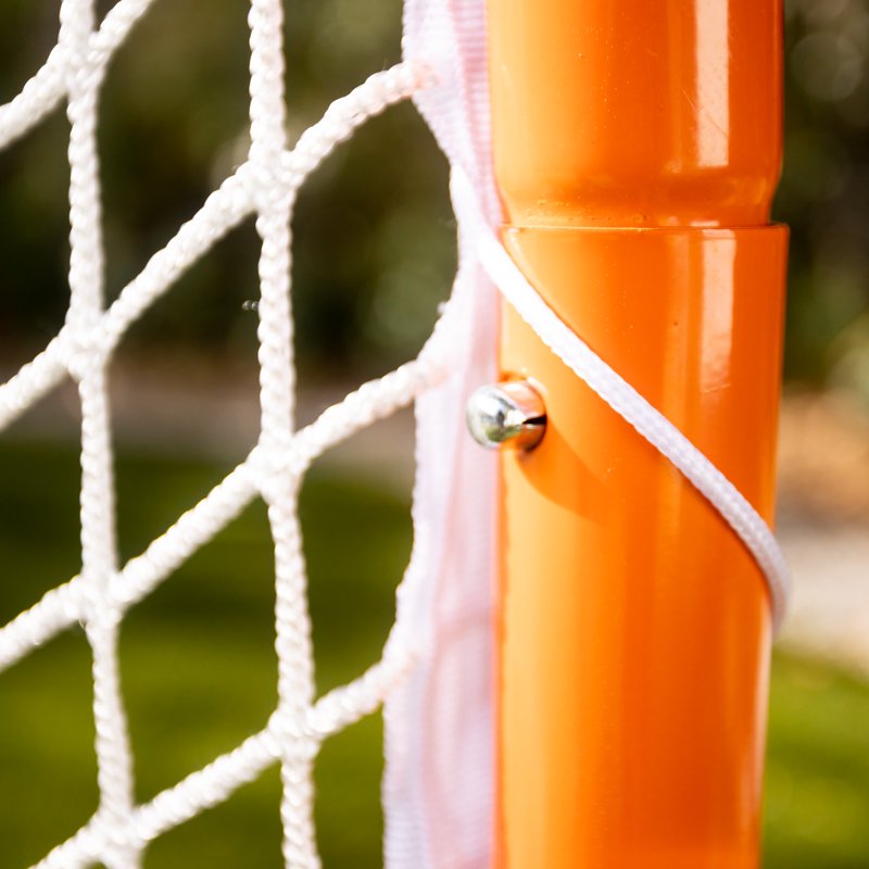 Official Size Lacrosse Goal 6' x 6' Portable Steel Frame with Net