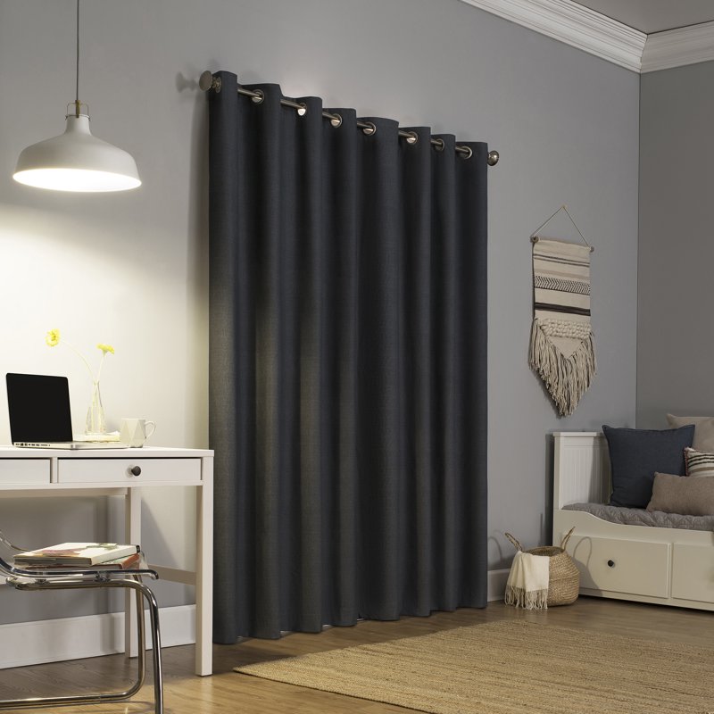 Blackout Thermal Insulated Grommet Curtain Panel - Light Blocking, Noise Reduction, Energy Saving