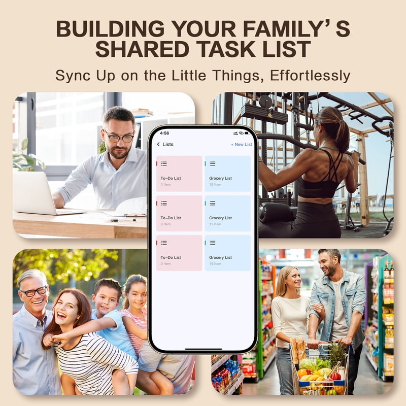 10.1" Smart Digital Calendar & Photo Frame — Family Scheduling & Chore Planner