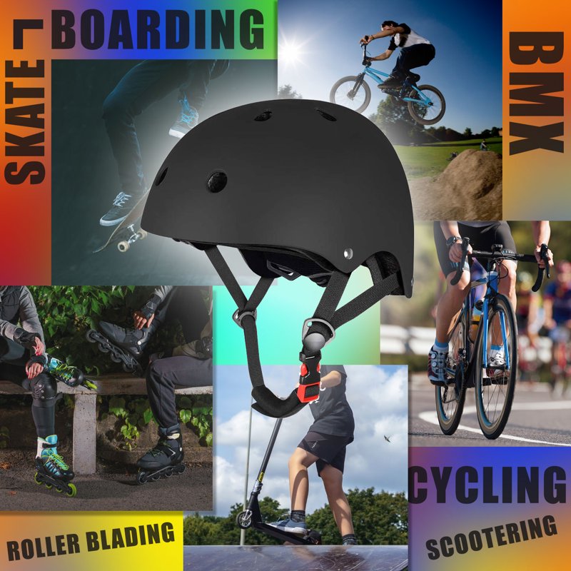 Adult Helmet for Cycling Skateboarding Scooter Impact Resistance Large