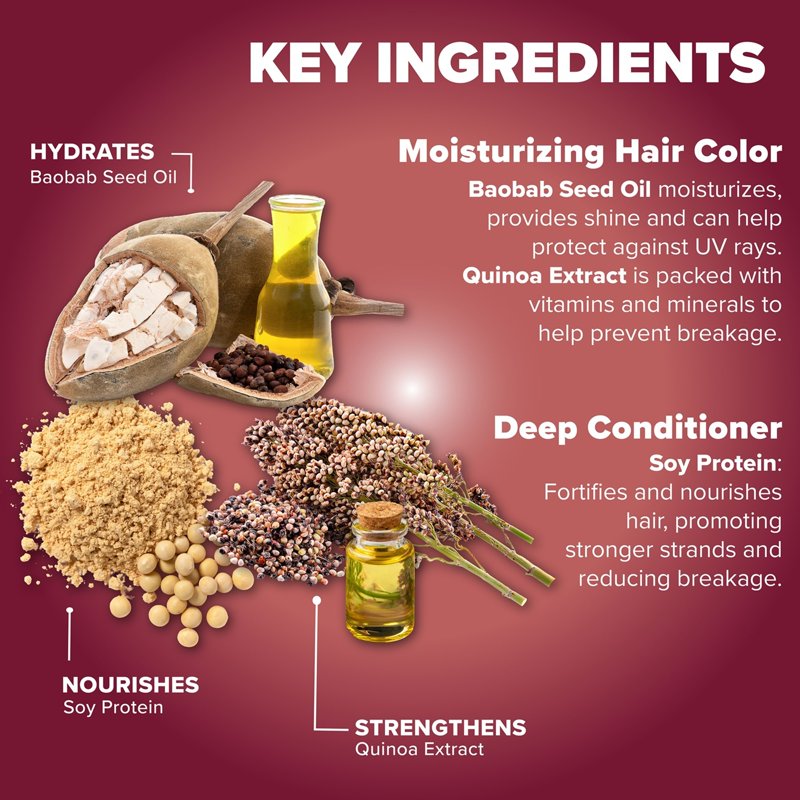 Vegan Semi-Permanent Hair Dye Kit - Bold Red, Pink, Indigo & More