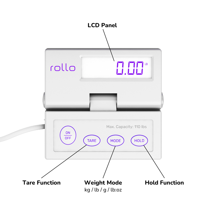 Digital Shipping Scale 110Lb Capacity for Packages Postal & Ecommerce Use