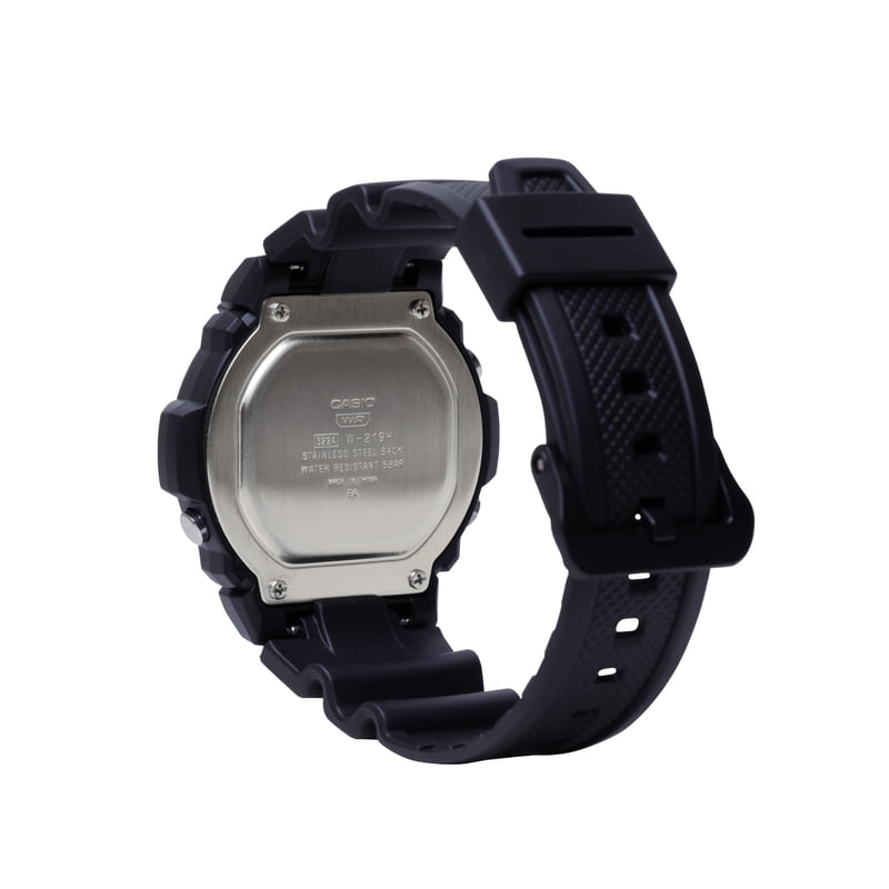 Casio Men's Digital Sports Watch Black - HD Digital Timer