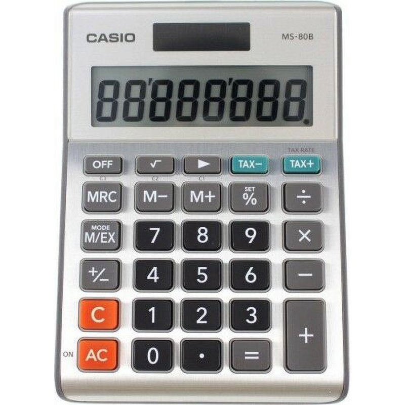 2 Pack Basic Desktop Calculator with 8-Digit Display for Office and School