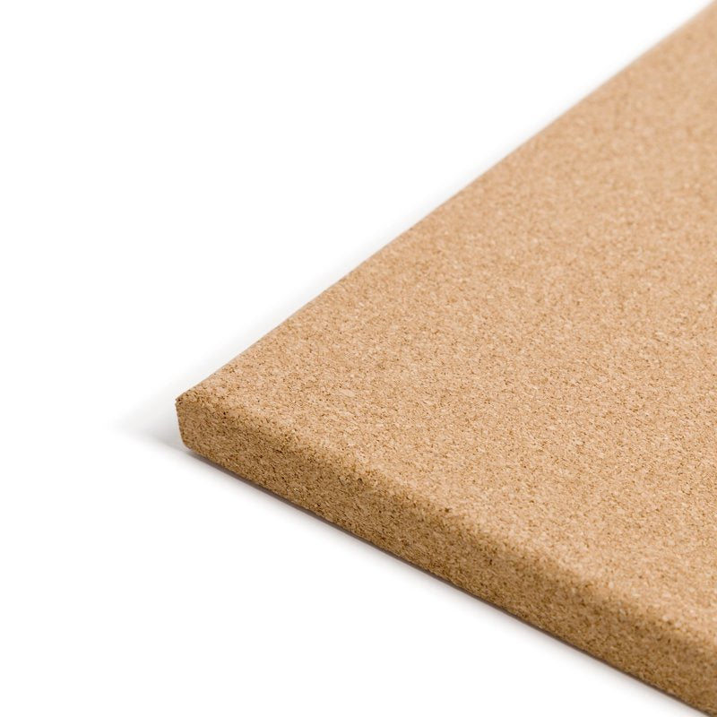 Frameless Cork Bulletin Board 14x14 Inches Wall Mount Office Home Use