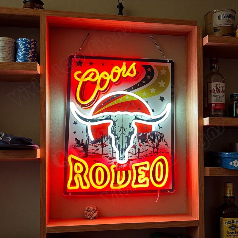 16x9 LED Neon Sign Beer Wall Decor Dimmable USB Powered for Bars & Parties
