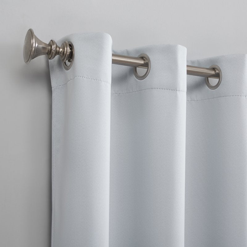 Energy Efficient Blackout Curtain Panel with Grommets - 54x108 Inches