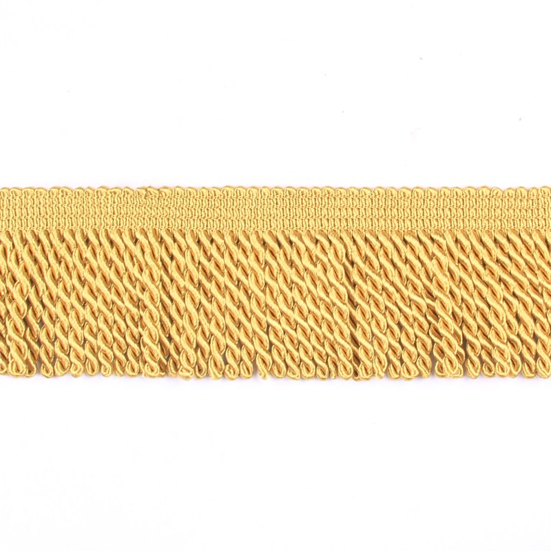 Bullion Fringe Trim 10 Yards - Gold Fabric Edging for Curtains, Cushions & DIY Projects