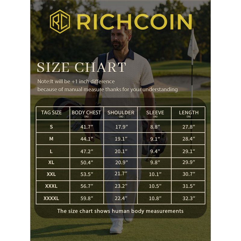 Men's Polo Shirts V Neck Short Sleeve Golf Casual Knit Tops
