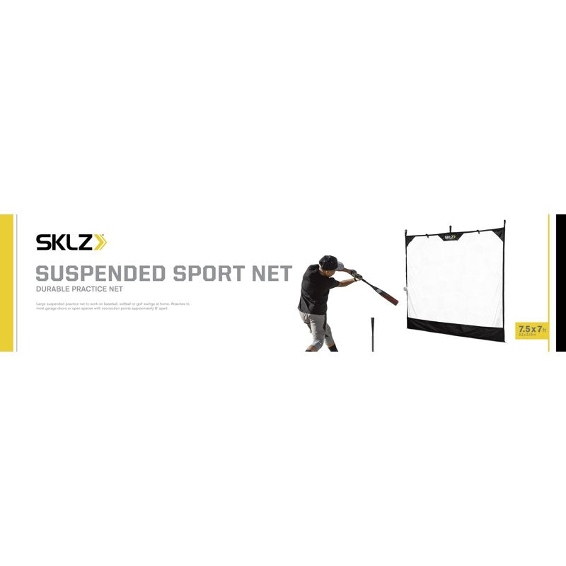 Sports Practice Net 7.5x7 ft for Baseball Softball Golf Garage Door Setup