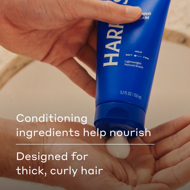 Men's Taming Hair Cream with Soft Hold & Natural Finish - 3 Pack