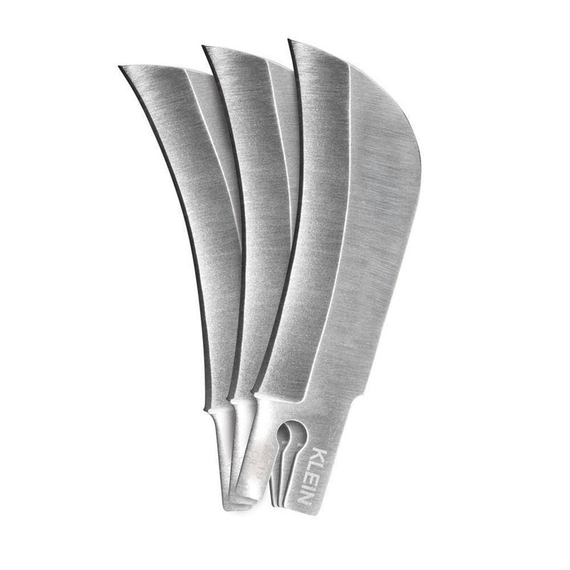 Hawkbill Replacement Blade 3-Pack for Utility Knife - Heavy-Duty Stainless Steel