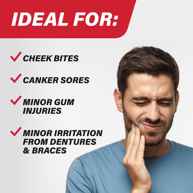 Toothache & Gum Pain Relief Cream - Fast Acting Oral Analgesic, 2 Pack