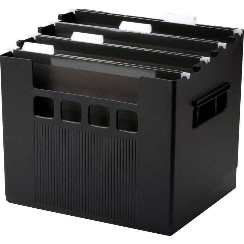 Pendaflex Super Decoflex File Folders Set, 4 Black Hanging Folders