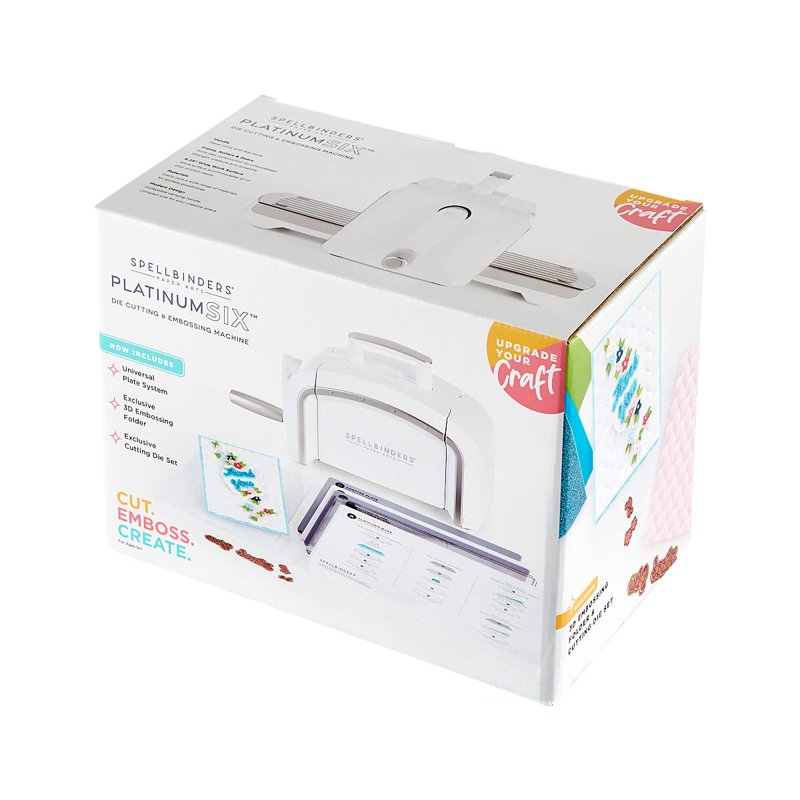 Spellbinders Platinum 6.0 Die Cutting & Embossing Machine with Exclusive Die Set