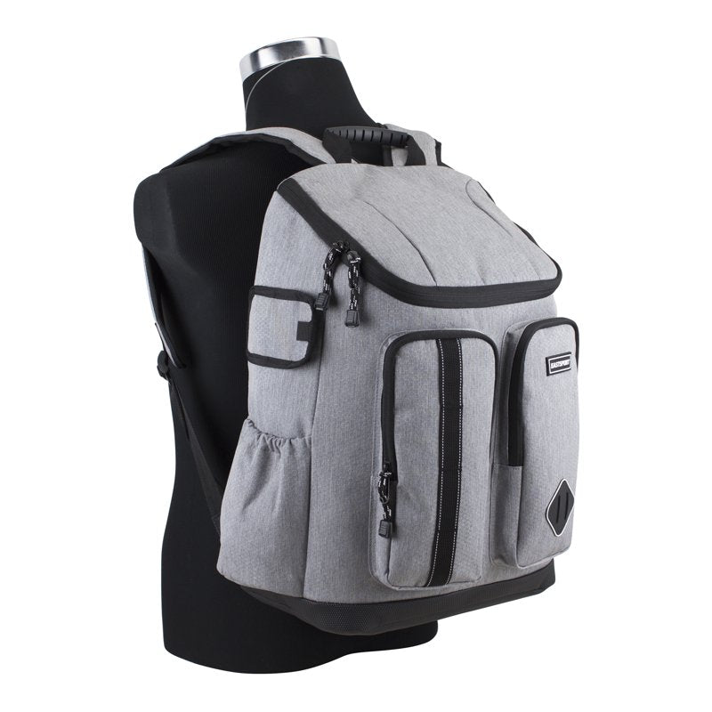 Unisex Geo Backpack with Multiple Pockets & Water-Resistant Design