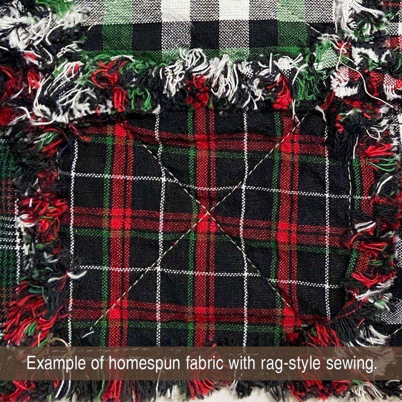 Cotton Tartan Fabric Yard for Quilting & Crafts - Multiple Colors