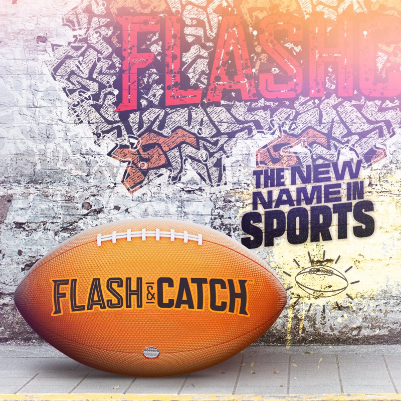 Light-Up Football - Glow-in-the-Dark Outdoor Sports Ball for Kids & Teens