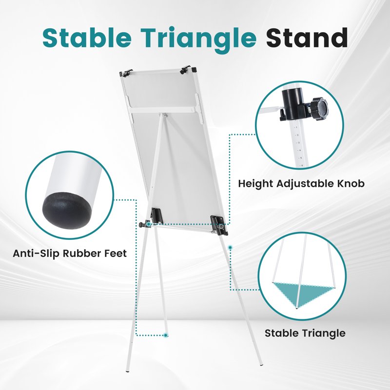 Magnetic Whiteboard with Stand - Portable Dry Erase Board for Office Classroom Home