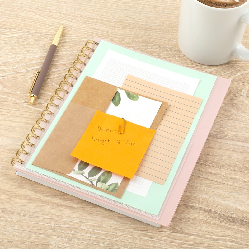 Weekly Monthly Planner Sunset Coral 7x8 Medium 2026