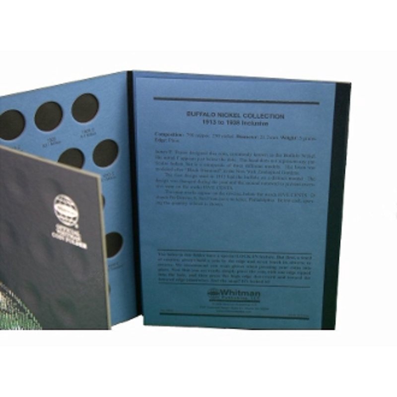 Buffalo Nickels Coin Folder 1913-1938 | Whitman Official Coin Organizer
