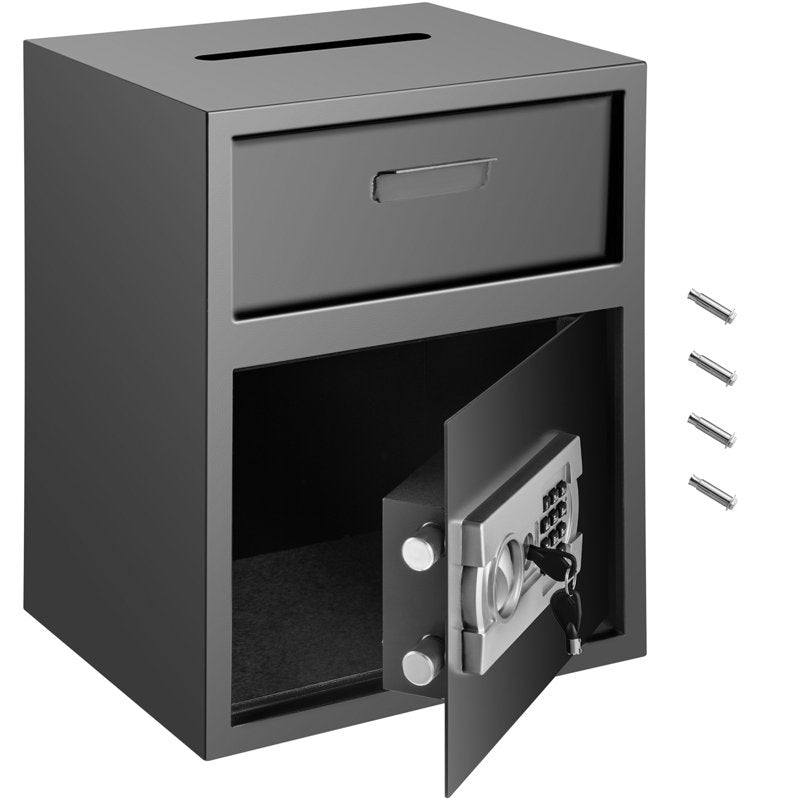 Digital Safe with Deposit Slot and Electronic Lock - 1.7 Cu Ft, Home Office Security