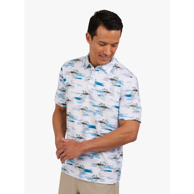 Performance Golf Polo Shirt for Men & Big & Tall Sizes - Moisture-Wicking, Lightweight