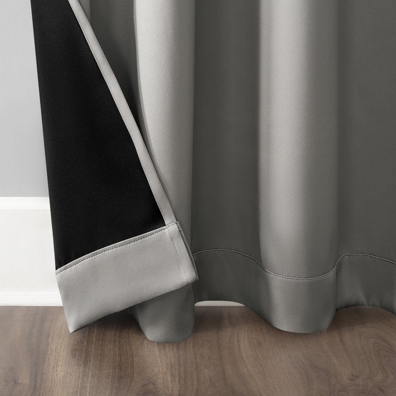 Blackout Curtain Panel - Thermal Insulated, Light Blocking, Rod Pocket