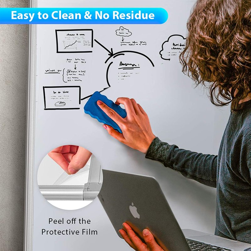 Magnetic Dry Erase Board 36x24 Inch Portable Whiteboard with Stand for Office School Home