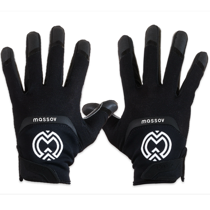 Youth Football Receiver Gloves - Non-Slip, Breathable, Adjustable Fit