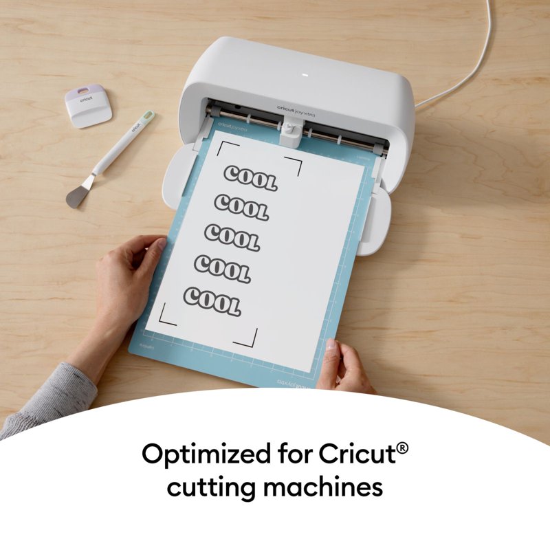 Printable Vinyl Sheets for Cricut - Transparent 8.5x11 Inch, 40 Sheets