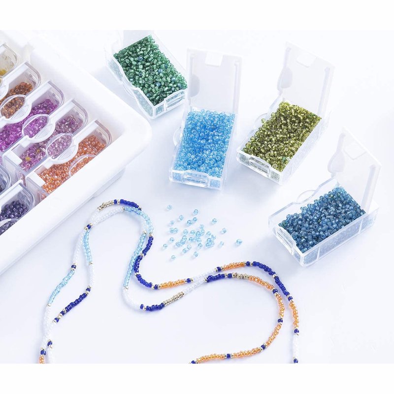 Bead & Jewelry Storage Organizer Bundle with 48 Containers - Craft Supplies