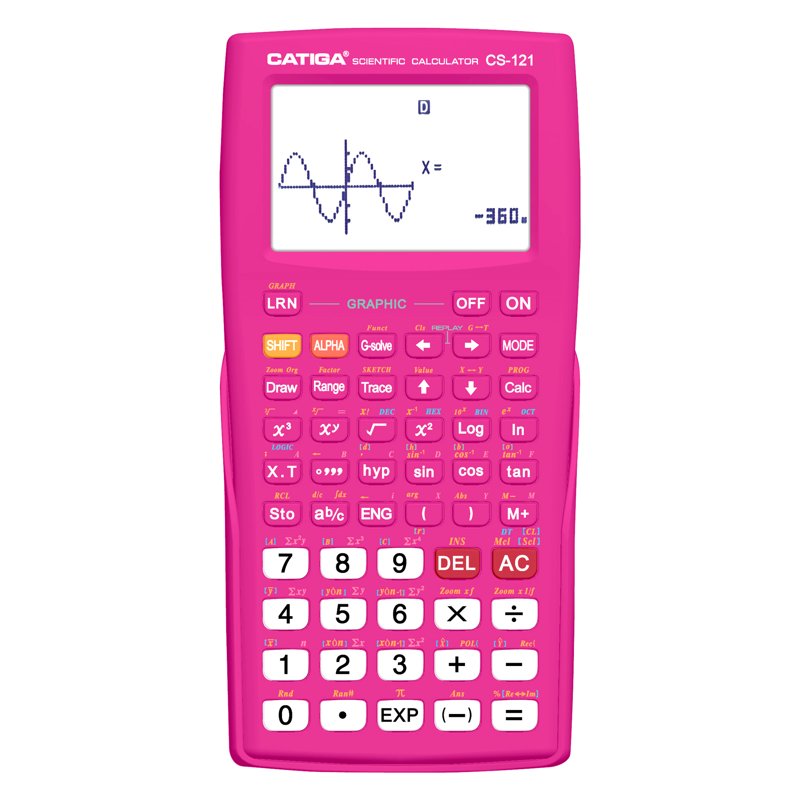 Scientific Graphing Calculator with Multiple Modes and 360 Functions