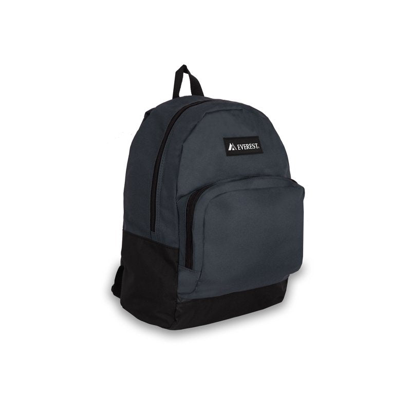 Unisex Classic Backpack with Front Organizer - Navy Blue