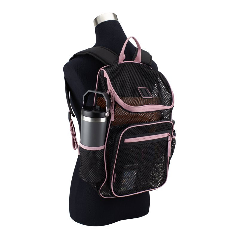 Mesh Backpack with Spacious Main Compartment and Hydration Pockets