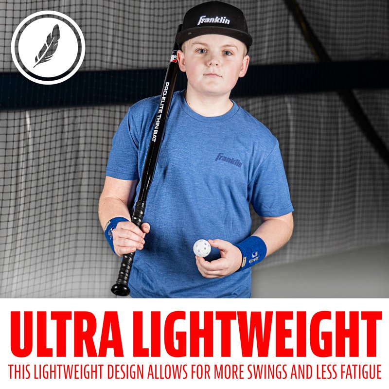 Baseball Training Bat and Ball Set - 30 Inch Lightweight Swing Trainer