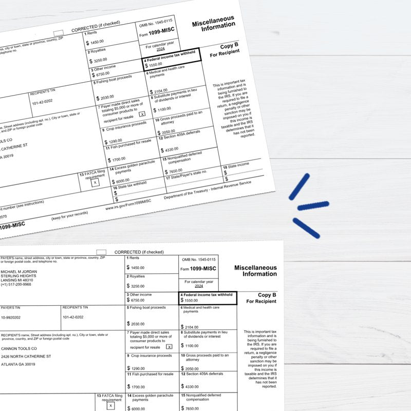 Half Sheet Perforated Printer Paper 8.5 x 11 White 2500 Sheets - Office Use