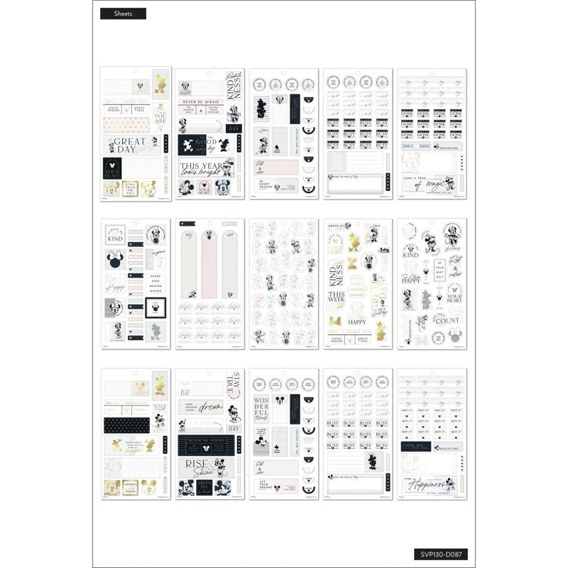 Mini Sticker Book for Planners & Notebooks - 655 Assorted Quotes & Designs
