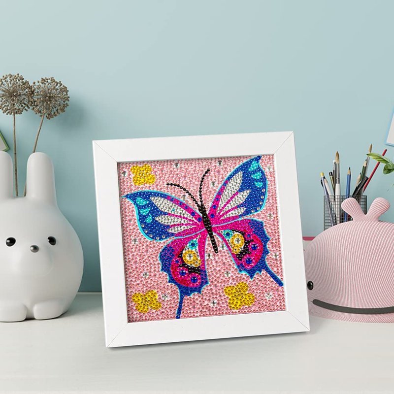 Diamond Butterfly Painting Kit for Kids - Art & Crafts Set for Ages 3+