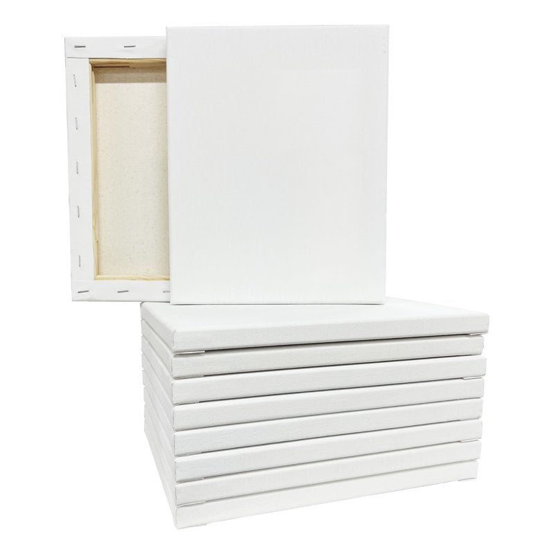 Artist's Loft Canvas Set - Bulk Assorted Sizes for Acrylic & Oil Painting
