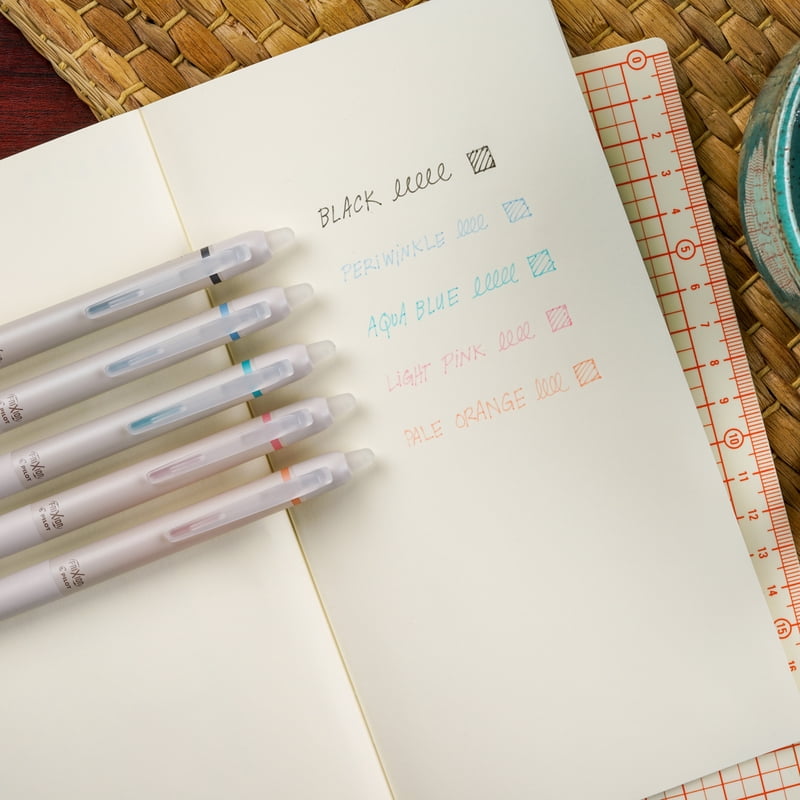 Erasable Gel Ink Pens Set - Extra Fine Point 0.5mm Assorted Colors