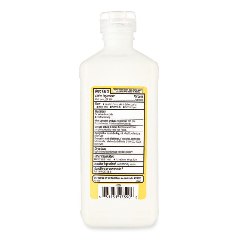 Witch Hazel Astringent - 16 fl oz - Pack of 6 for Skin Cleansing & Refreshing